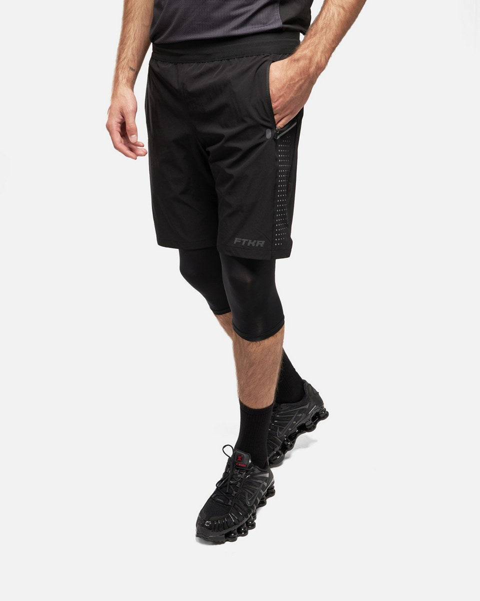 Short FK Rider 2 en 1 - Noir