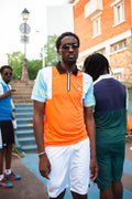Short FK Squad - Blanc/Orange/Bleu