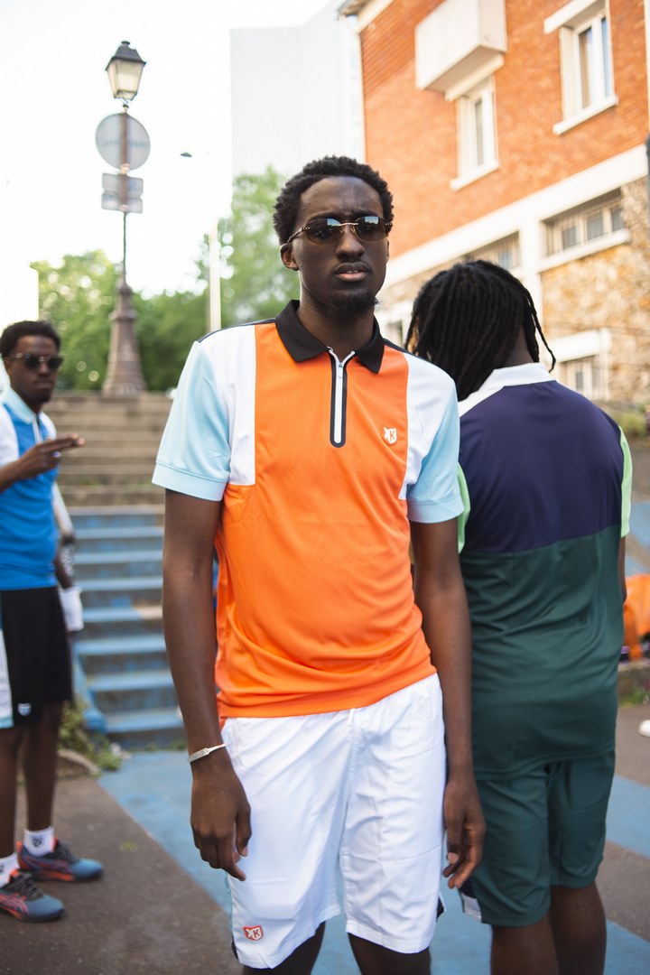 Short FK Squad - Blanc/Orange/Bleu