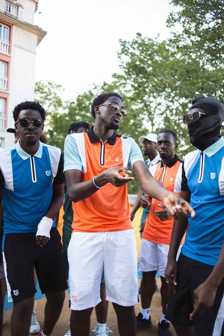 Short FK Squad - Blanc/Orange/Bleu