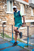 Short FK Squad - Vert/Bleu/Blanc