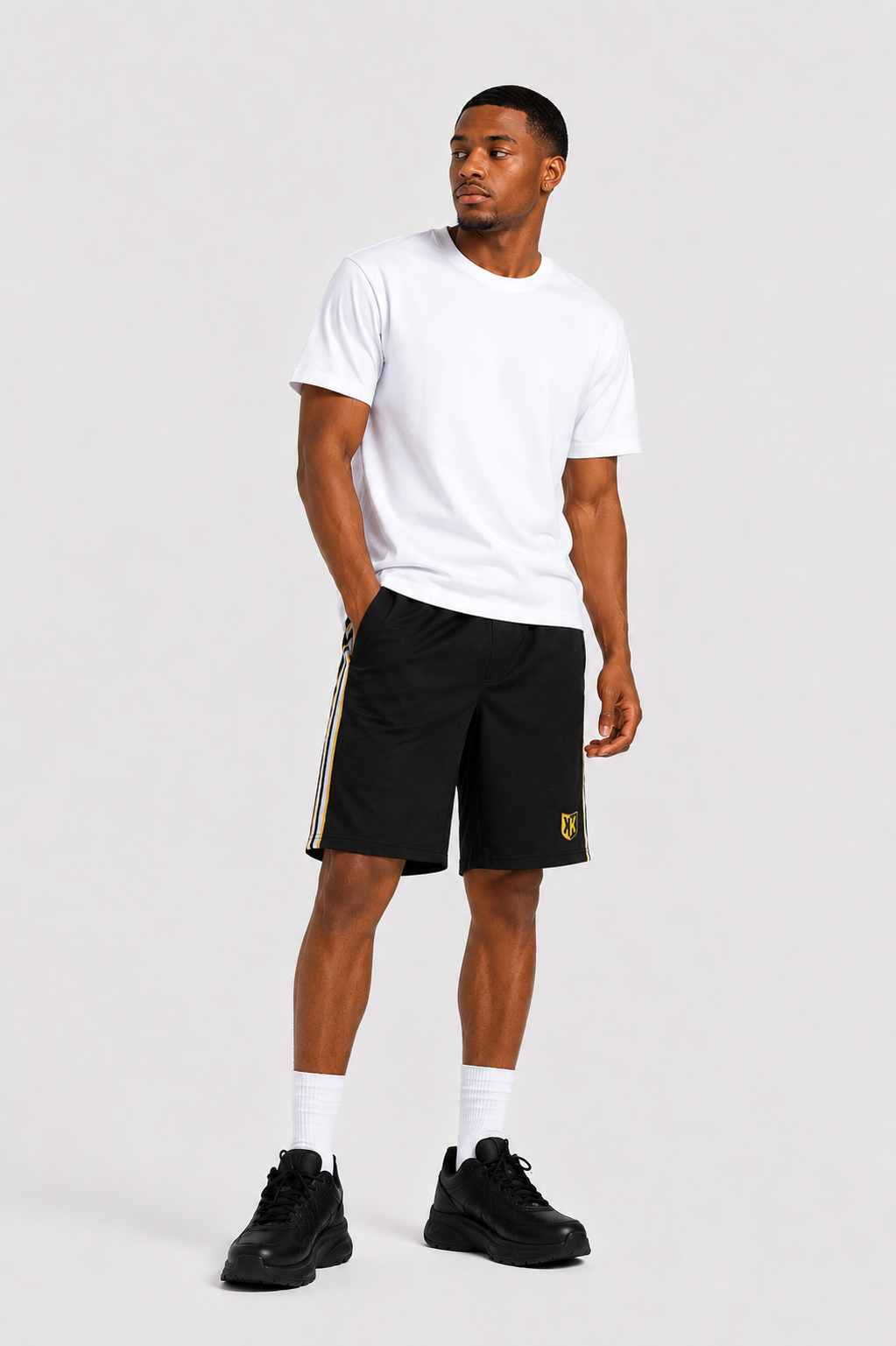 Short FK Teams - Noir/Jaune/Blanc
