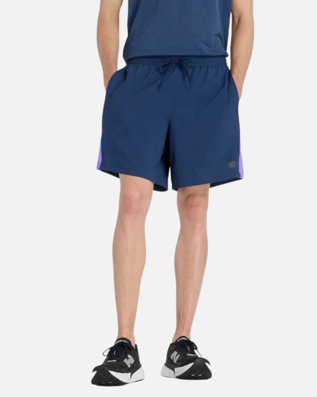 Short New Balance Fast Days 7 - Bleu