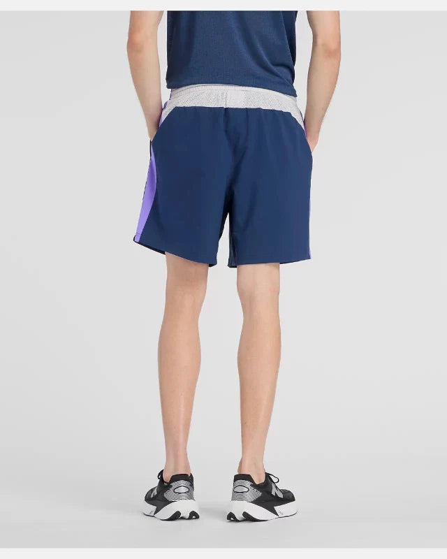 Short New Balance Fast Days 7 - Bleu