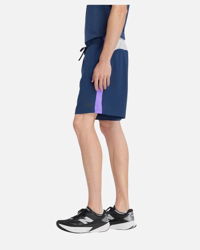 Short New Balance Fast Days 7 - Bleu
