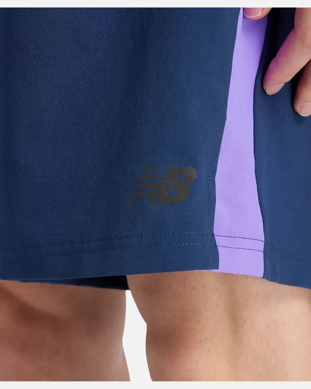 Short New Balance Fast Days 7 - Bleu
