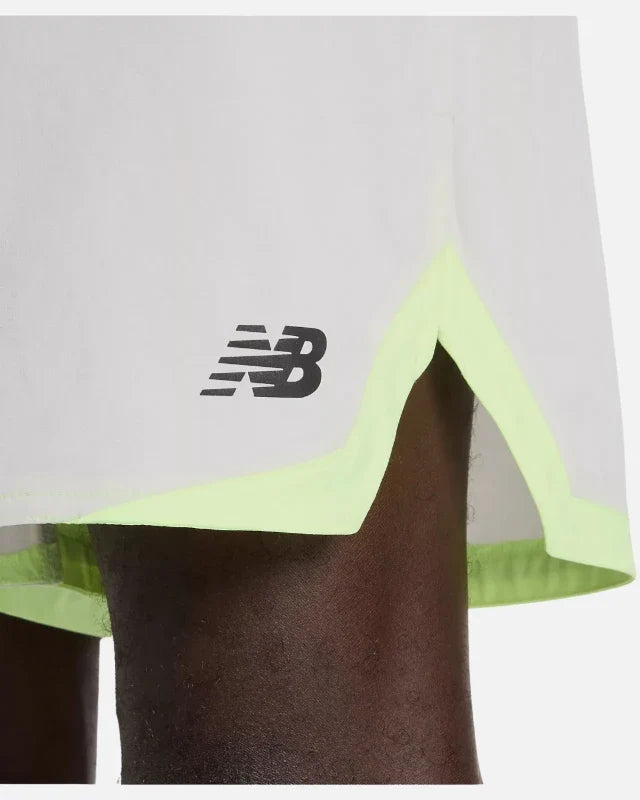 Short New Balance RC Essential 7 - Blanc