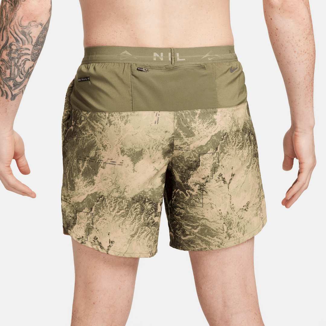 Short Nike Running Stride - Kaki