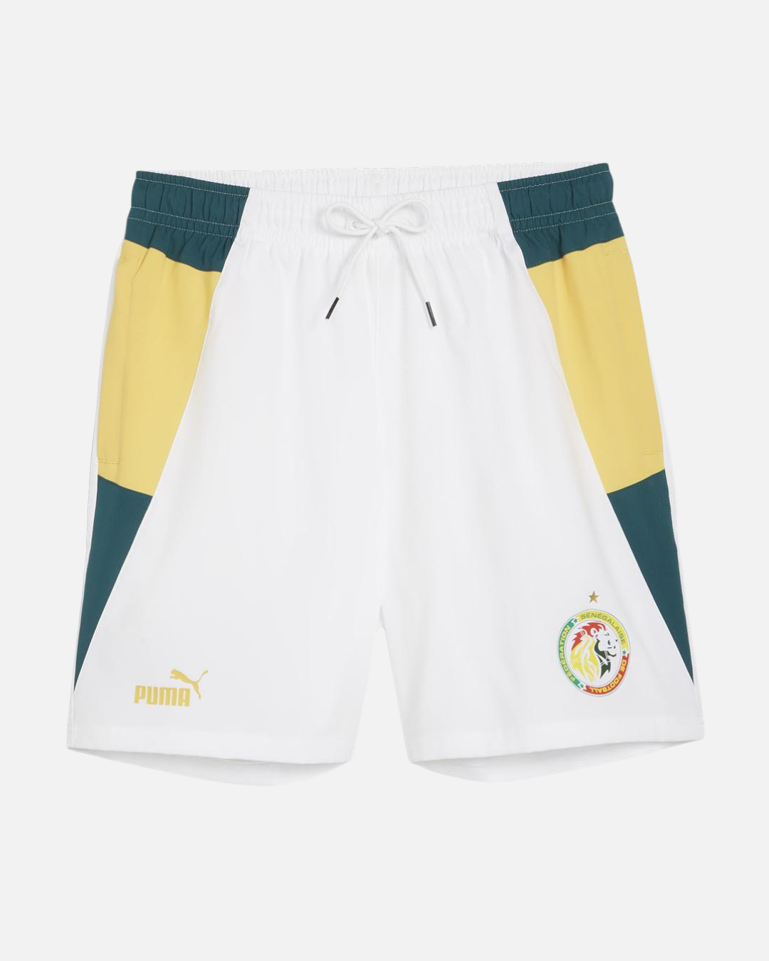 Short Sénégal 2024 - Blanc/Vert/Jaune