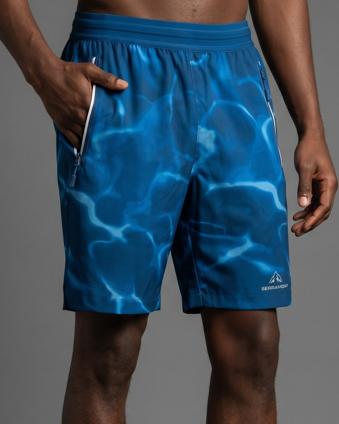 Short Serramont Wave - Bleu