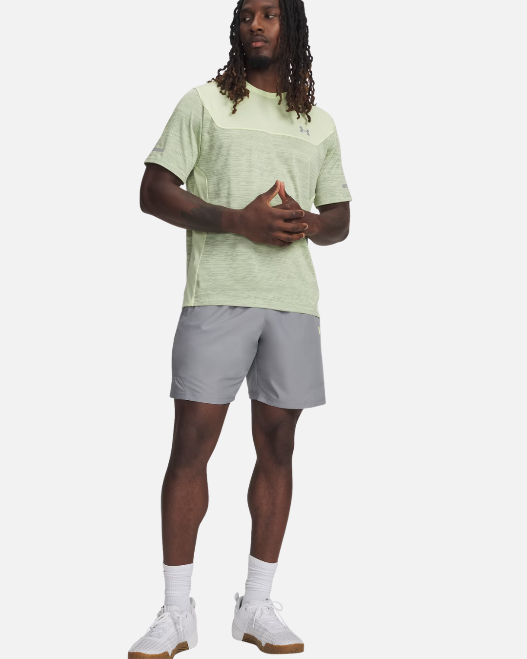 Short Under Armour Tech Utility - Gris/Vert