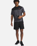 Short Under Armour Tech Utility - Noir/Rouge