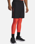 Short Under Armour Tech Woven Wordmark - Noir/Rouge