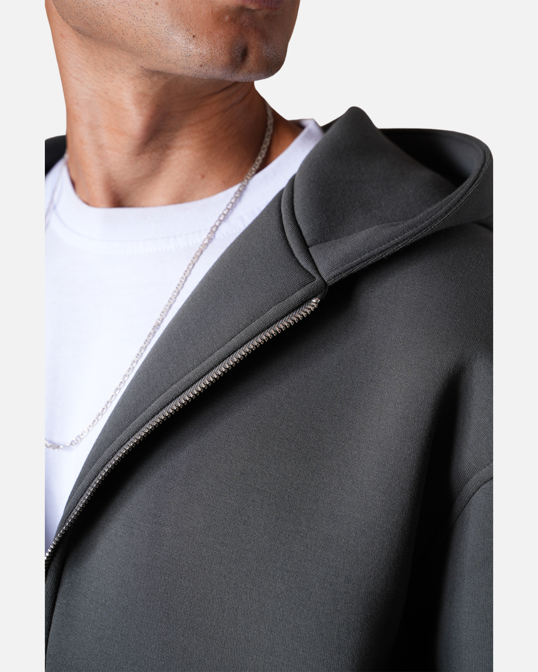 Survêtement Basic Homme Oversize – Gris Anthracite
