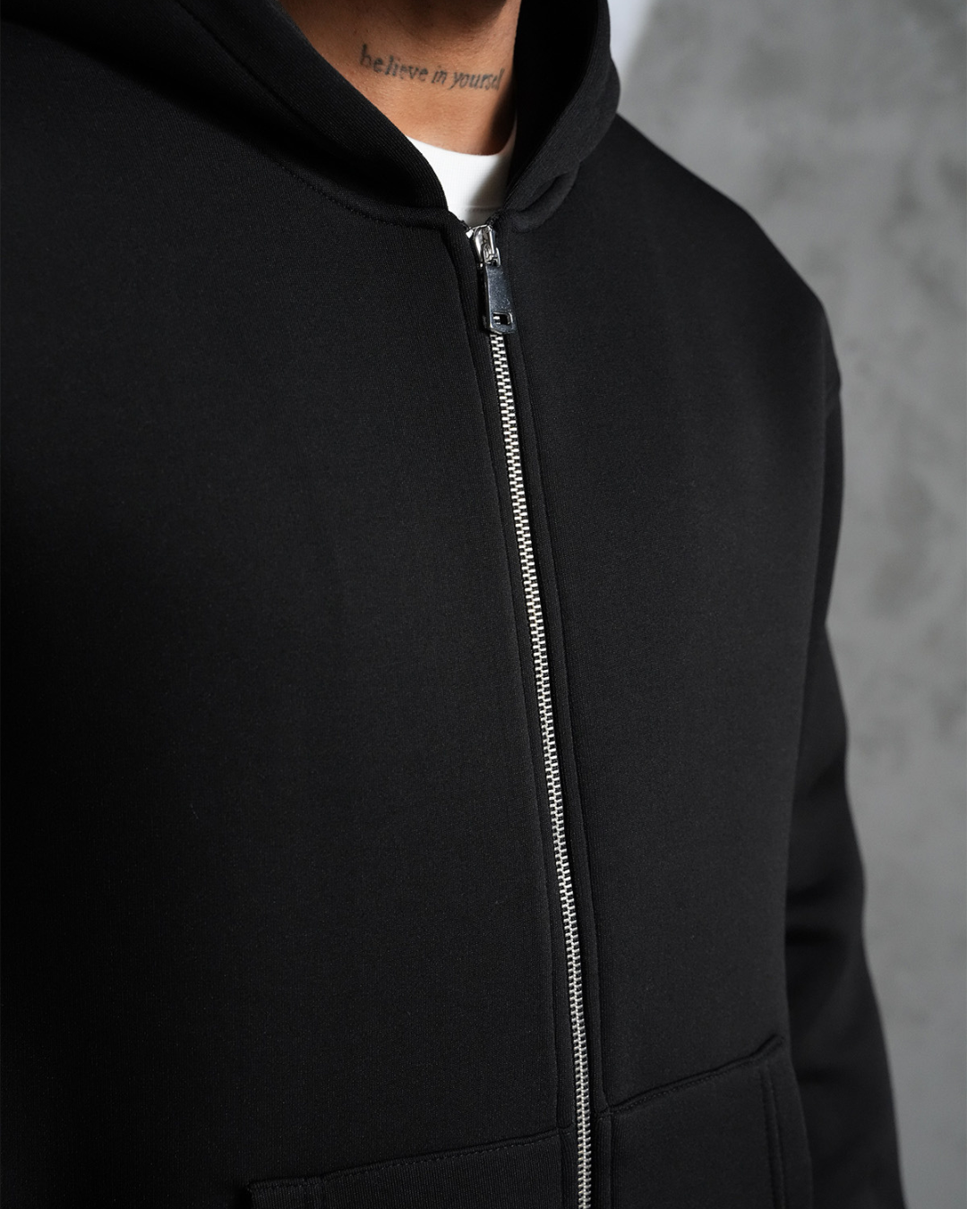 Survêtement Basic Homme Oversize – Noir