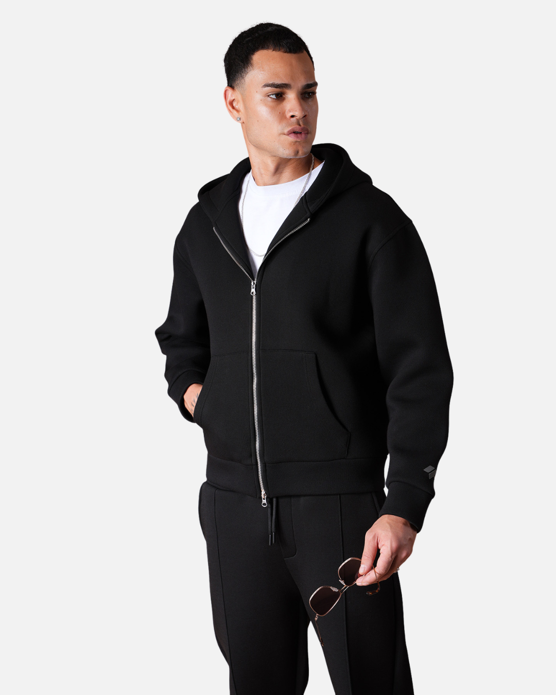 Survêtement Basic Homme Oversize – Noir