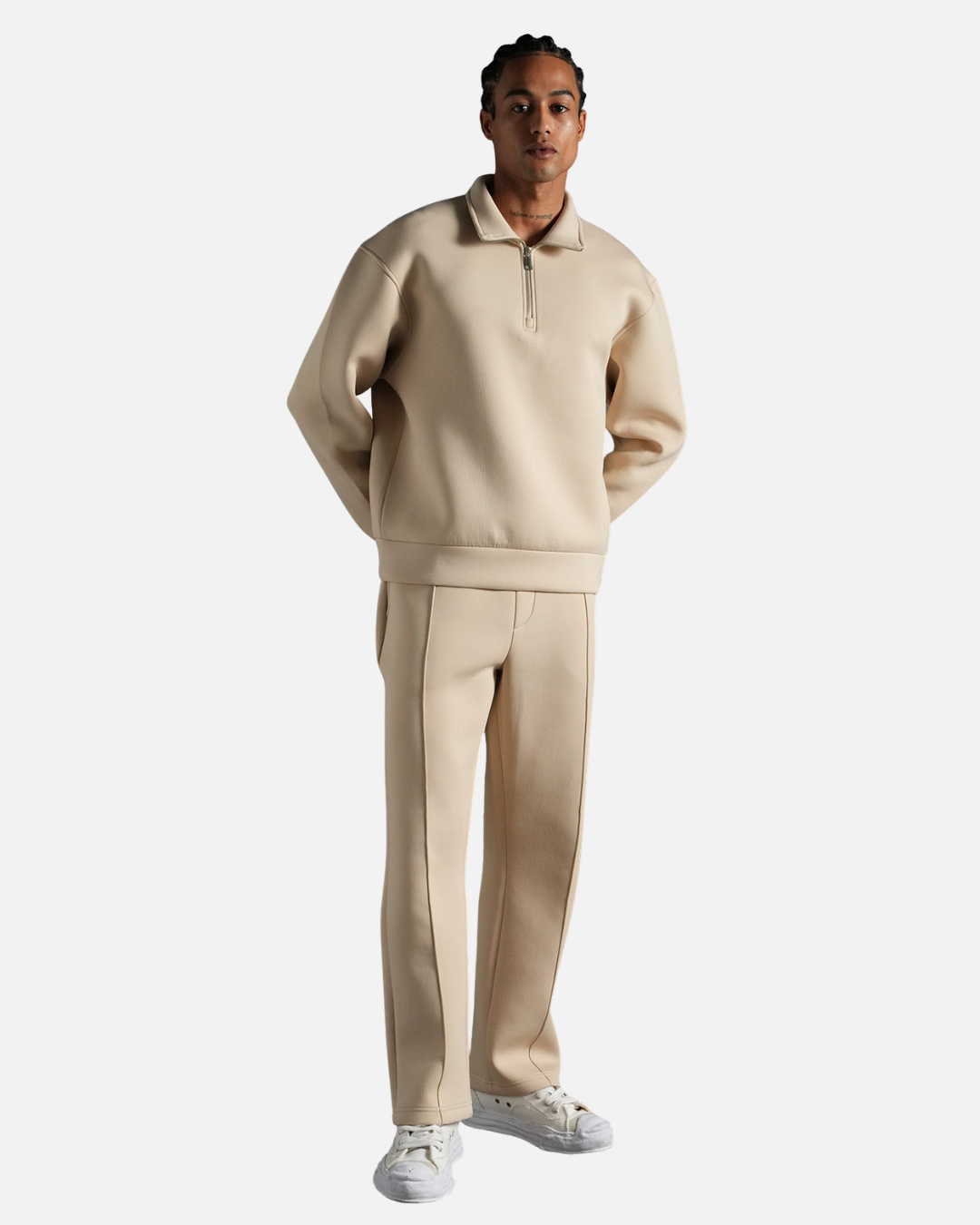 Survêtement Basic Homme Oversize - Beige