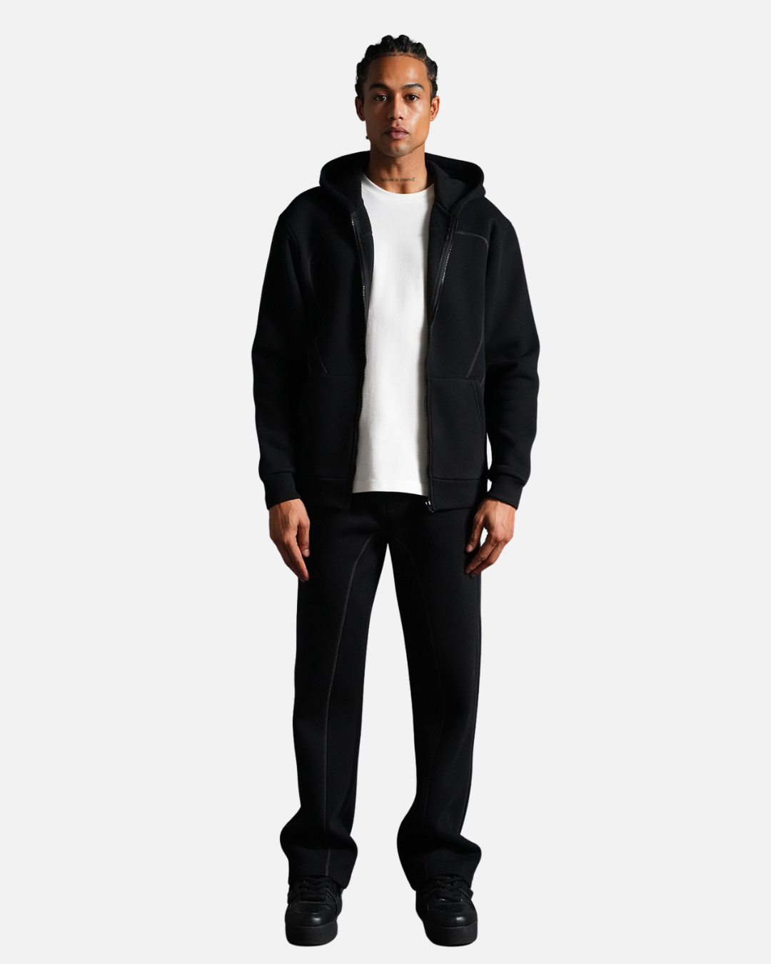 Survêtement Basic Homme Oversize - Noir