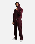 Survetement Basic à Capuche Zip - Bordeaux