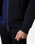 Survetement Basic à Capuche Zip - Marine