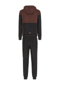 Survêtement capuche Emporio Armani EA7 Ventus 7 - Marron/Noir