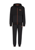 Survêtement capuche Emporio Armani EA7 Ventus 7 - Noir/Orange