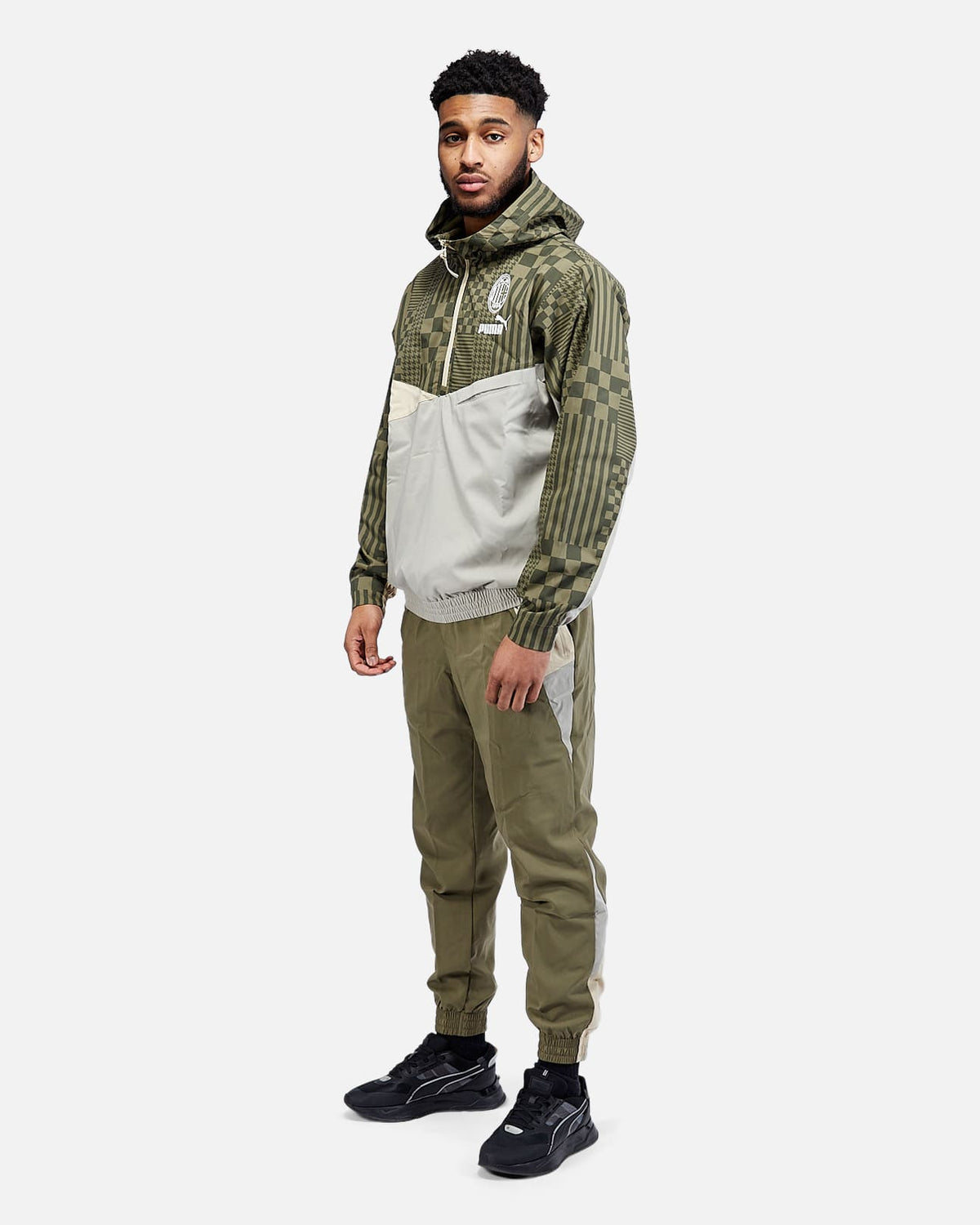 Pantalon de survêtement Milan AC - Kaki/Gris