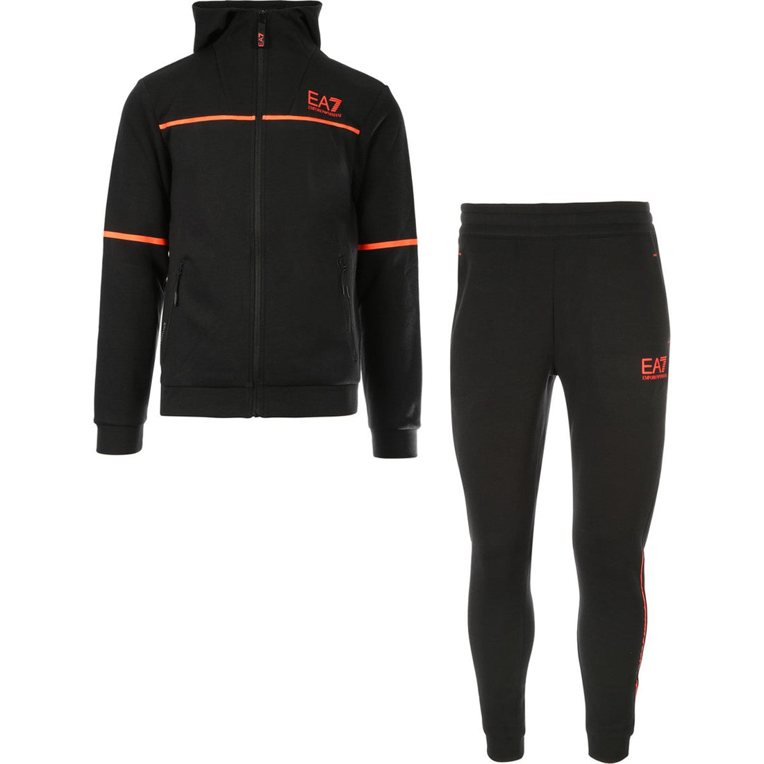 Survêtement Emporio Armani EA7 Ventus 7 Natural - Noir/Orange