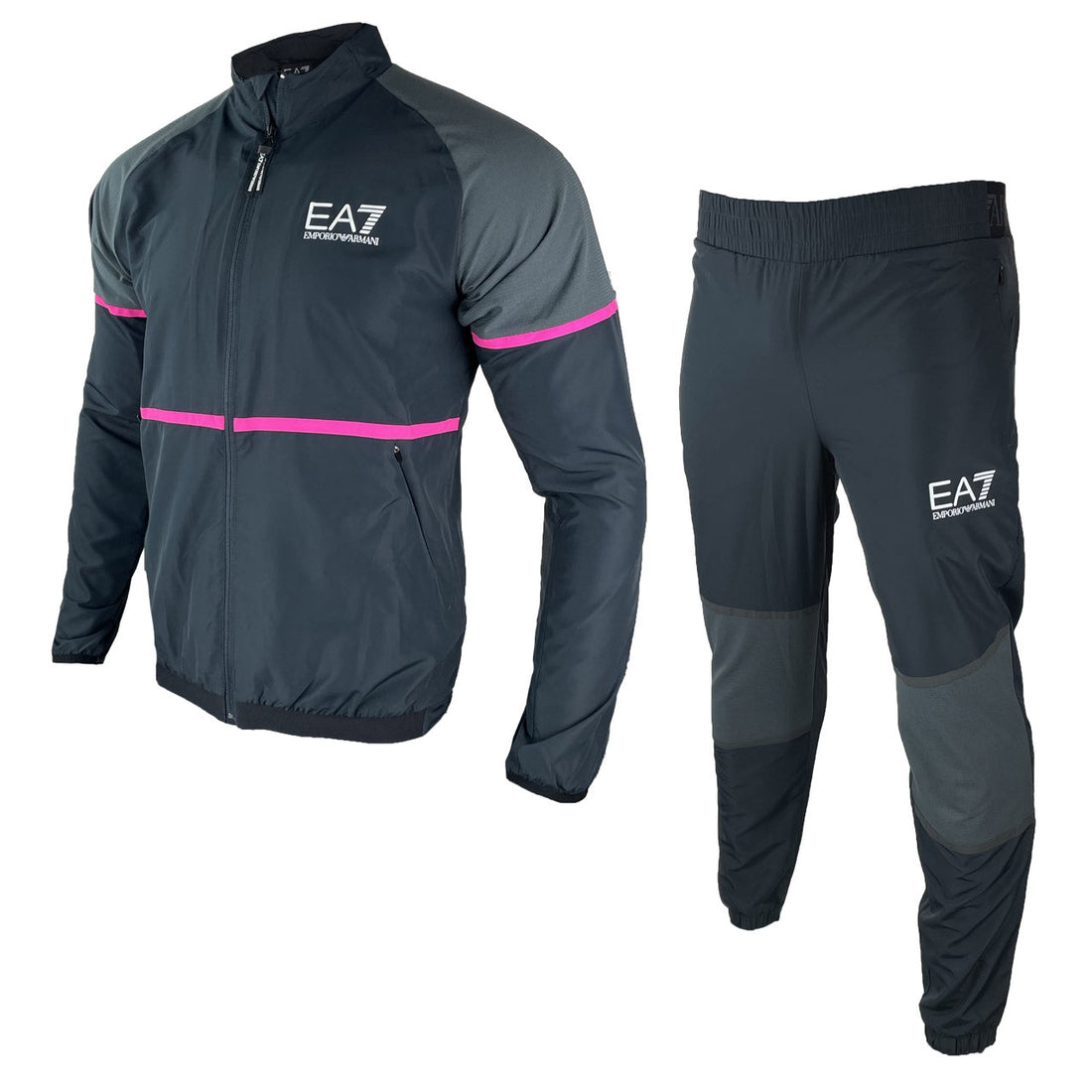 Survêtement Emporio Armani EA7 Tennis Pro - Noir/Gris/Rose
