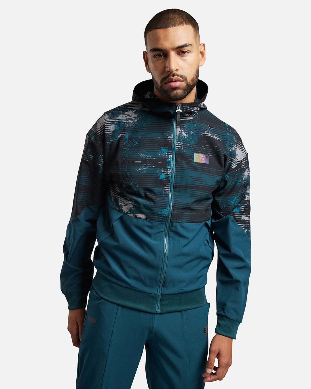 Survêtement Emporio Armani EA7 - Noir/Vert