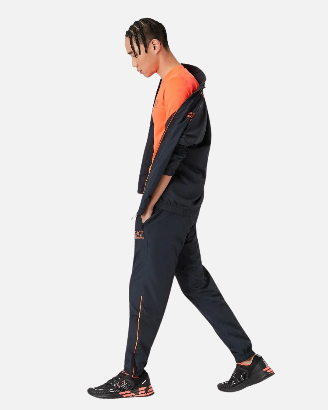Survêtement Emporio Armani EA7 Ventus 7  - Bleu/Orange