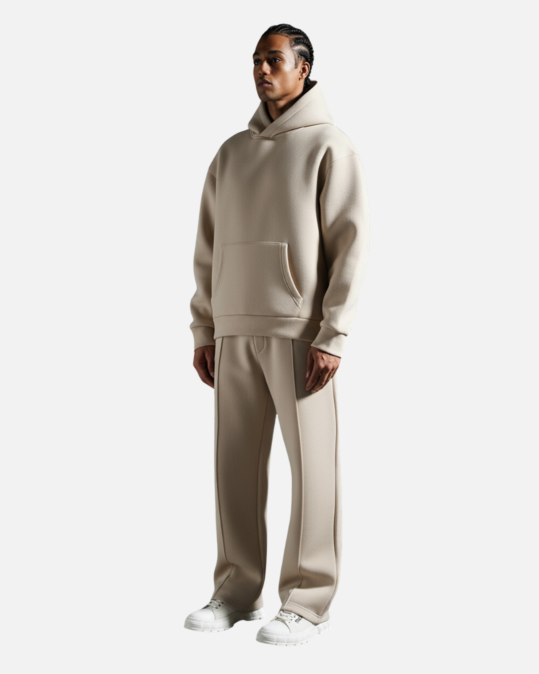 Survêtement Basic Homme Oversize – Beige