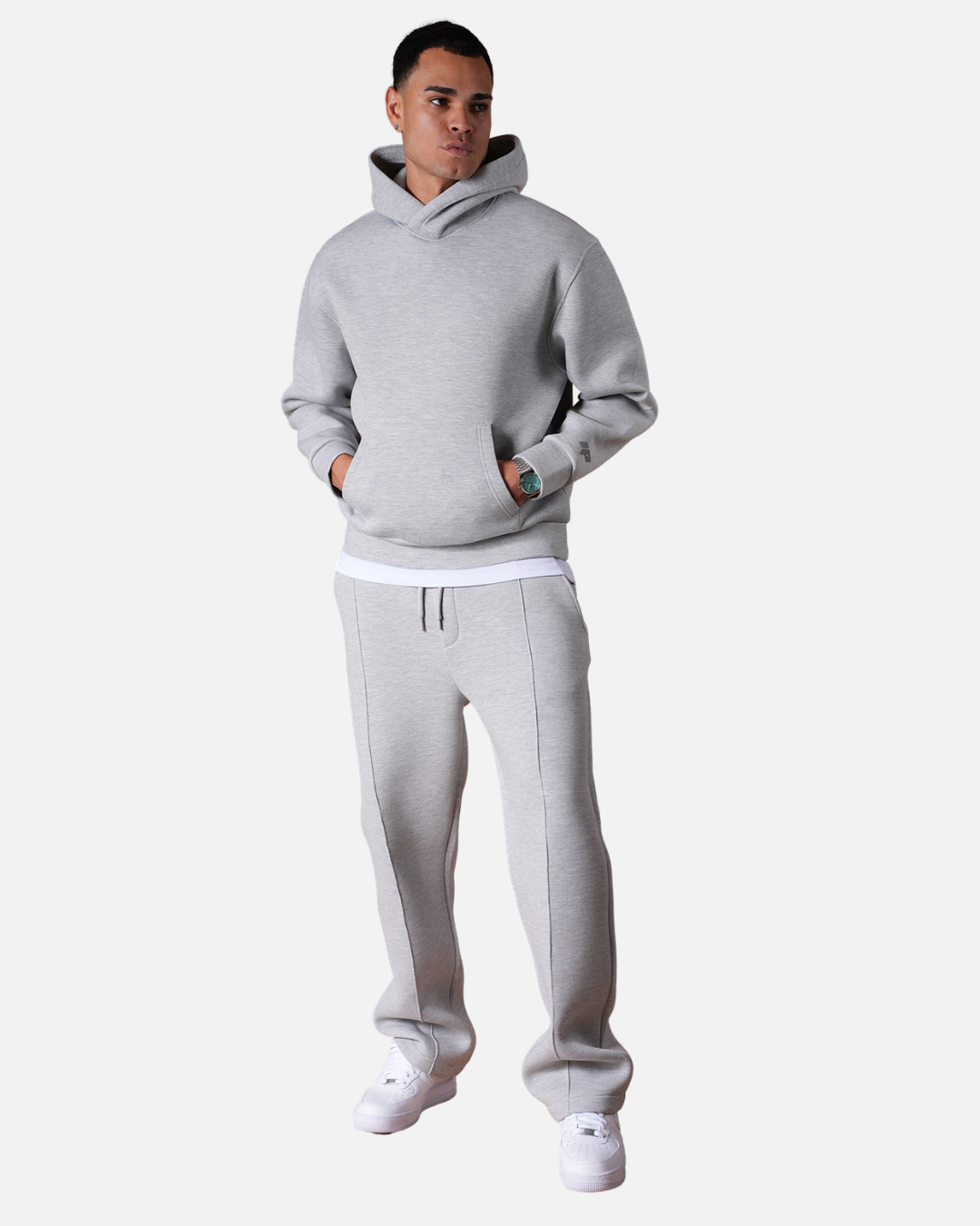 Survêtement Basic Homme Oversize – Gris