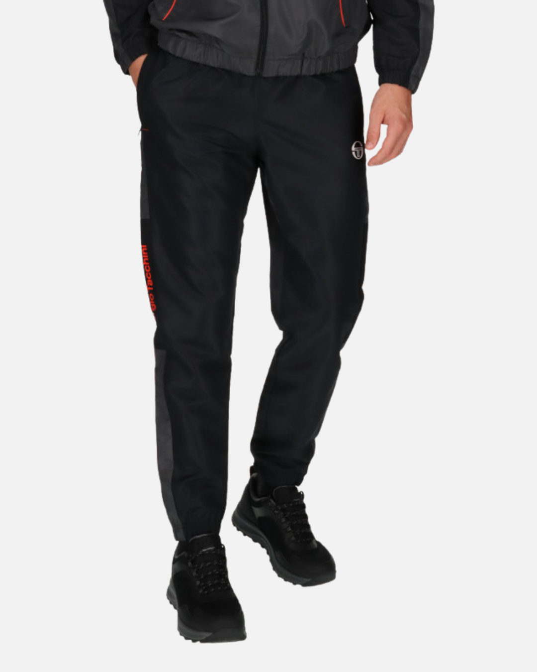 Survêtement Sergio Tacchini Ginnico - Noir/Rouge