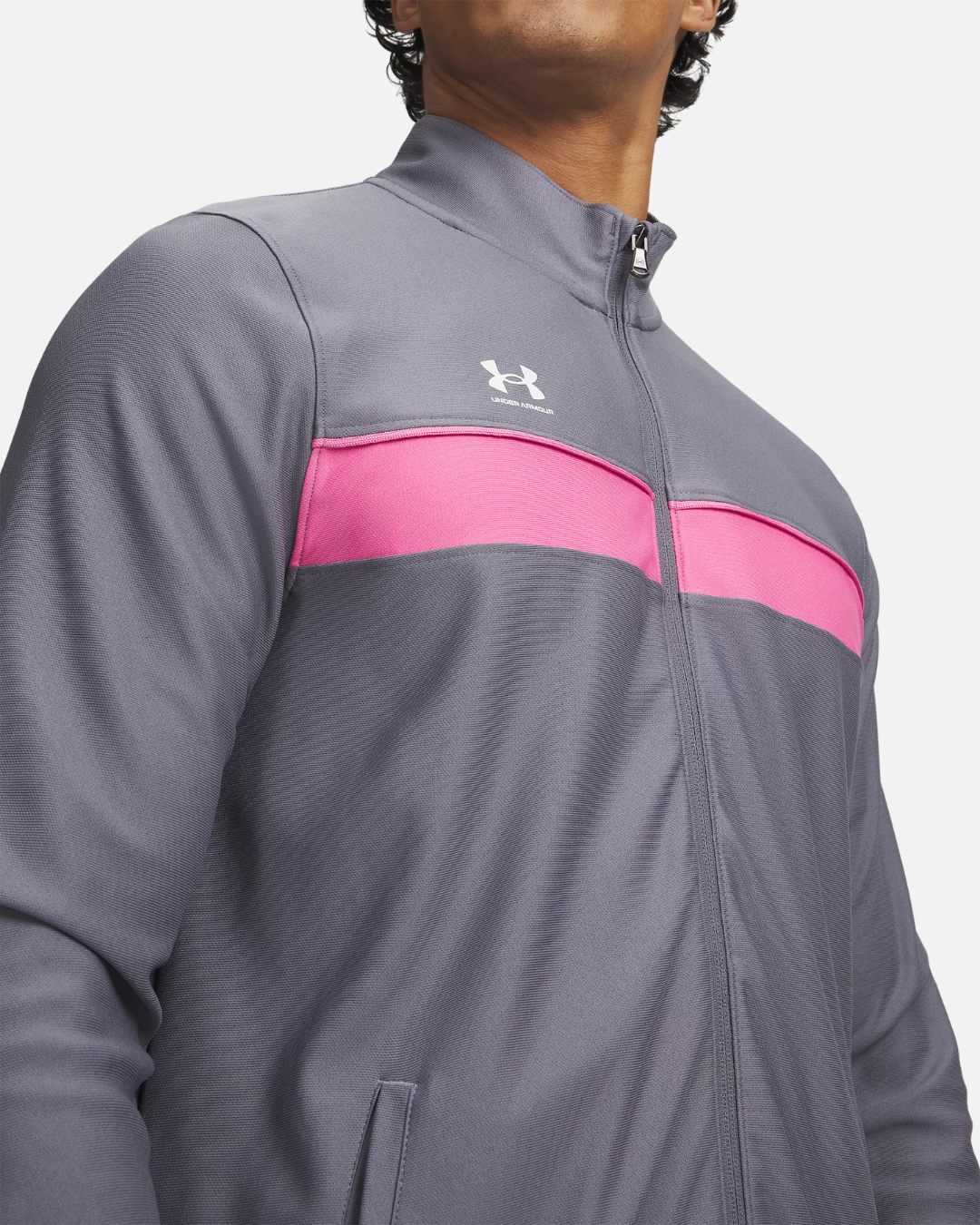 Survêtement Under Armour Challenger - Gris/Rose