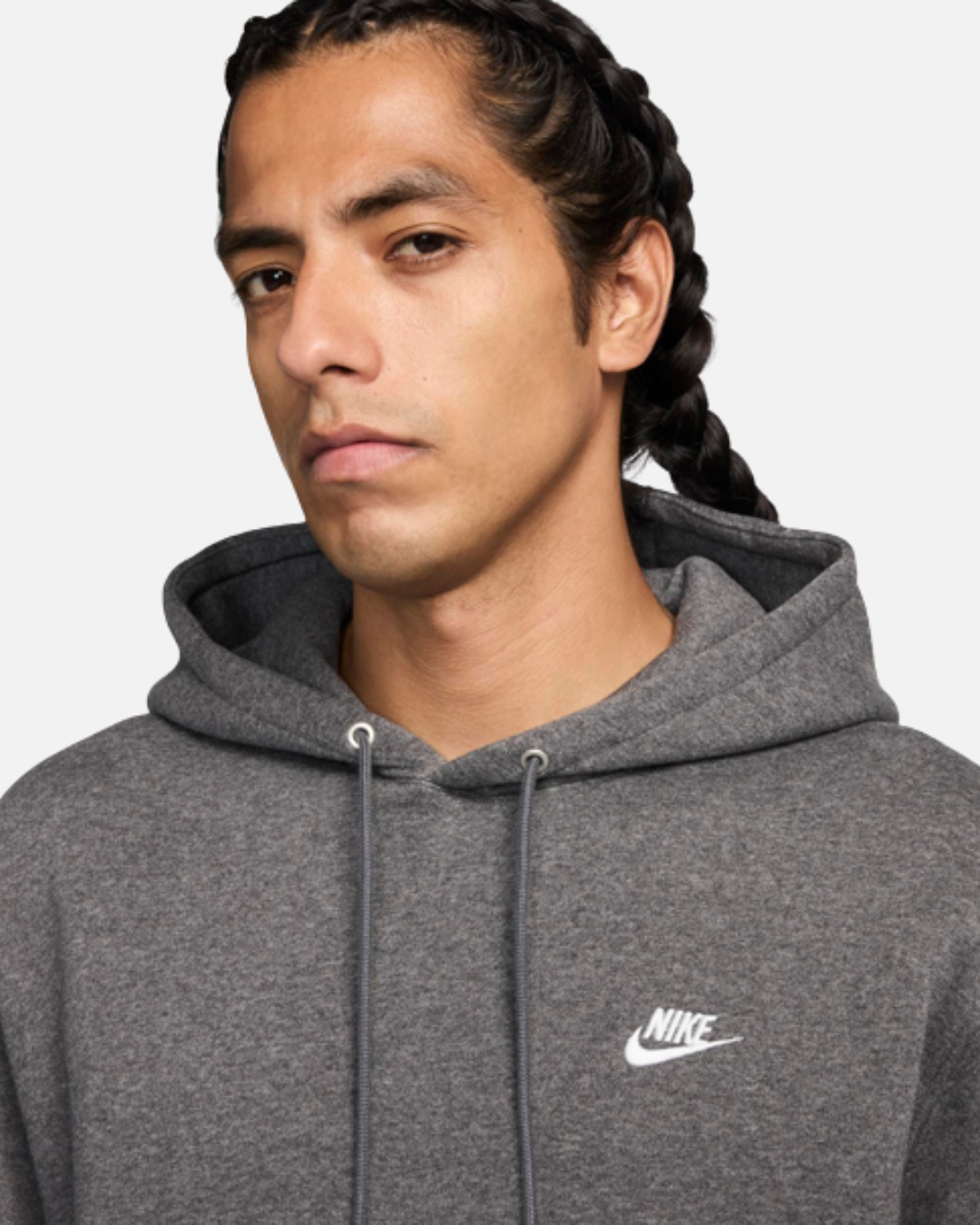 Sweat à capuche Nike Club - Gris