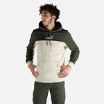 Sweat à capuche Puma - Beige/Kaki