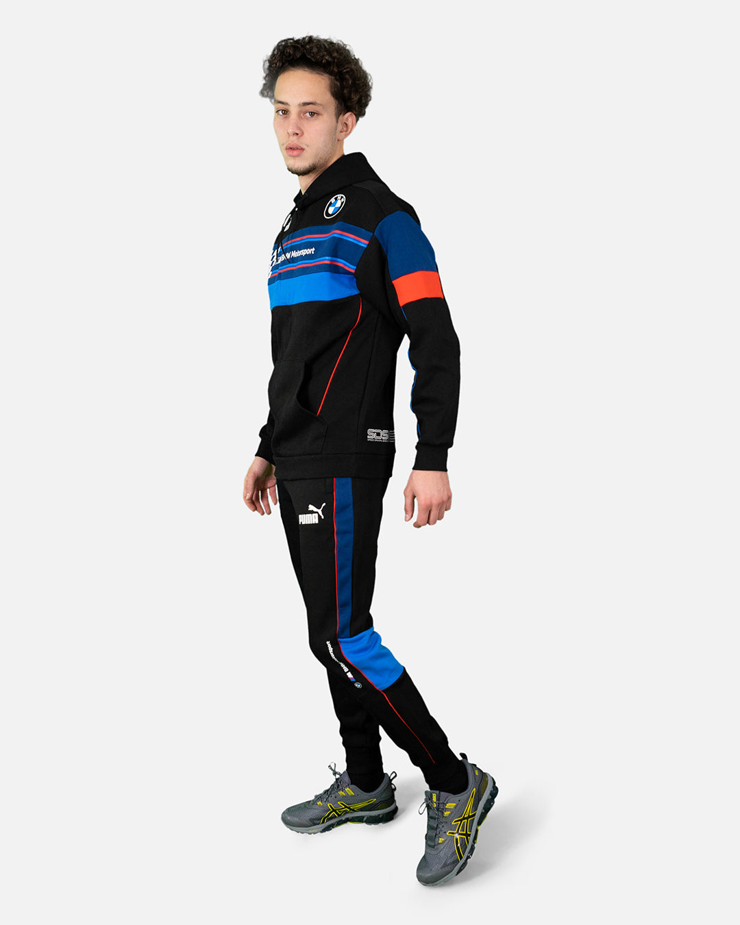 Sweat à capuche Puma BMW M Motorsport - Noir/Bleu