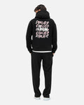 Sweat à capuche ADJ Mi Amore Print - Noir
