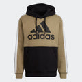 Sweat à capuche Adidas Essentials Colorblock - Kaki/Noir/Blanc