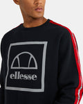 Sweat à capuche Ellesse Ellena - Noir/Rouge/Gris