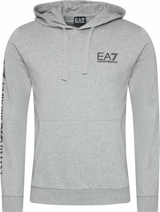 Sweat capuche Emporio Armani EA7 Train Logo - Gris