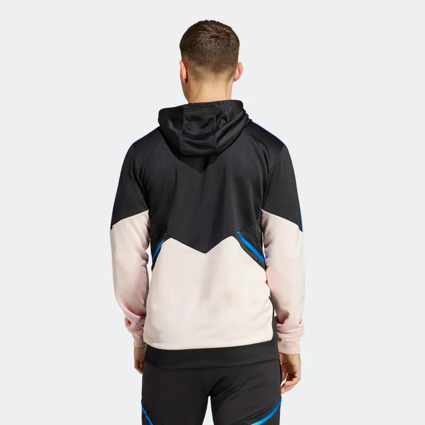 Sweat à capuche Manchester United Condivo - Noir/Bleu/Beige