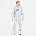 Sweat à capuche Nike Air Fleece - Gris/Bleu