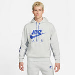 Sweat à capuche Nike Air Fleece - Gris/Bleu