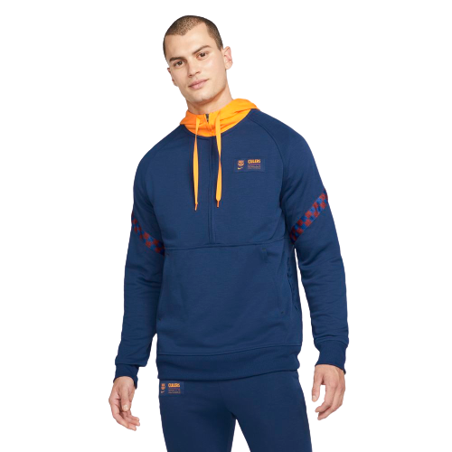 Sweat FC Barcelone - Bleu/Jaune