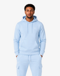 Sweat à capuche FK Cargo - Bleu Pastel