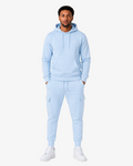 Sweat à capuche FK Cargo - Bleu Pastel