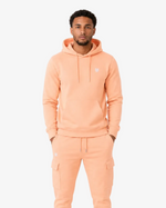 Sweat à capuche FK Cargo - Saumon Pastel