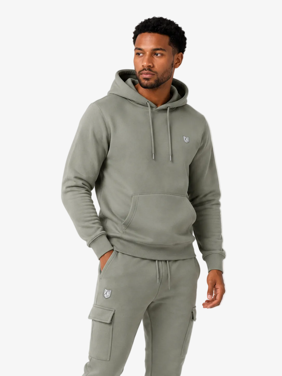 Sweat à capuche FK Cargo - Kaki